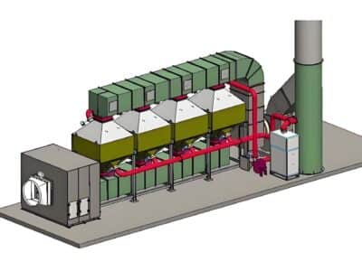 Organic waste gas adsorption catalytic device