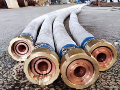 Hollow water-cooled cable